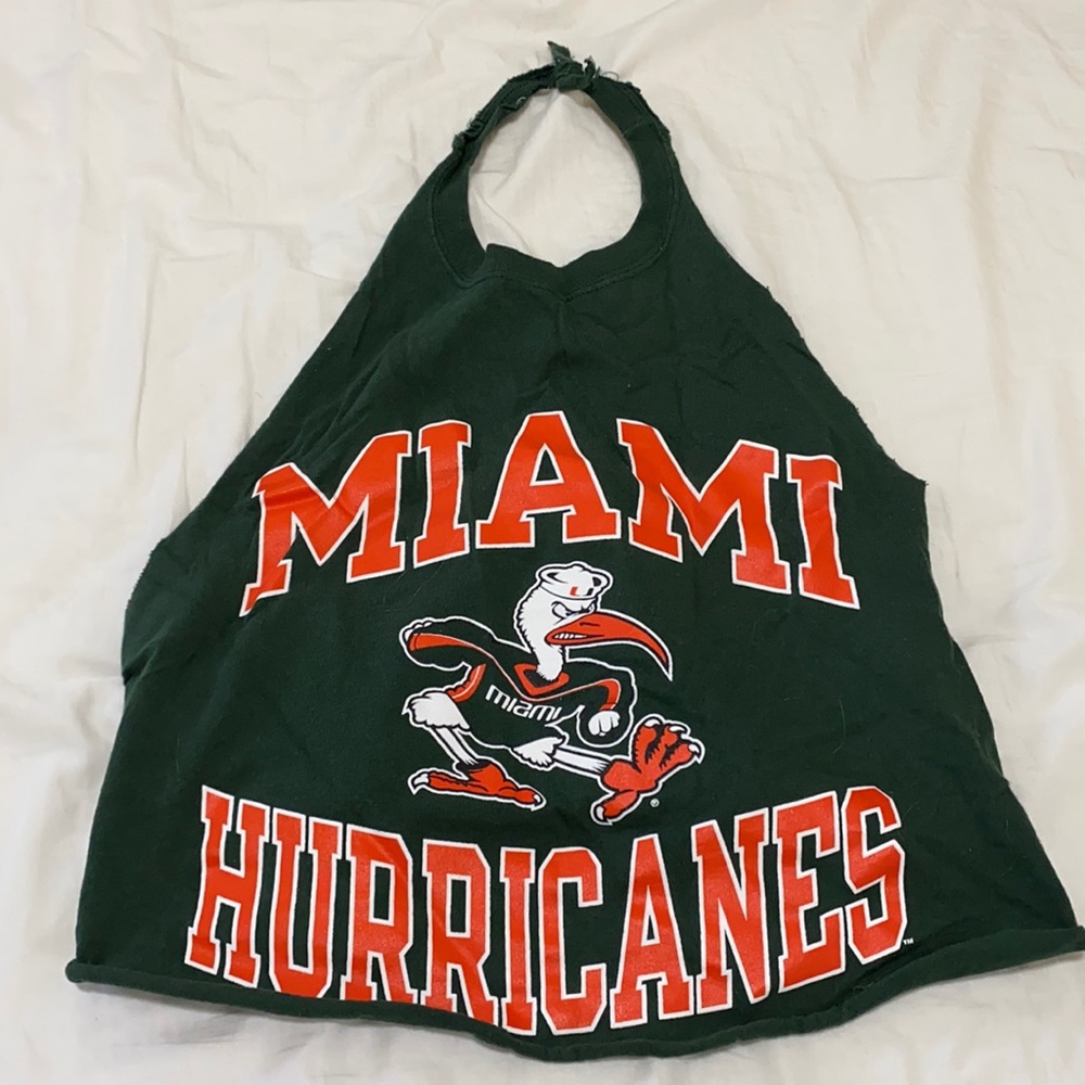 Miami Hurricanes Tailgate Halter Top
